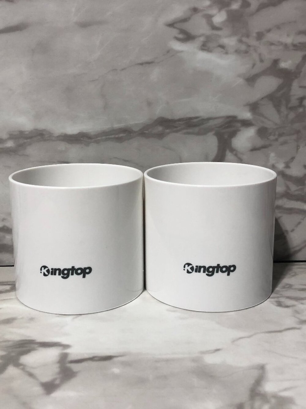 Kingtop Regulation 4” Golf Cups, Practice Putting Green Golf Hole Cups set of 2